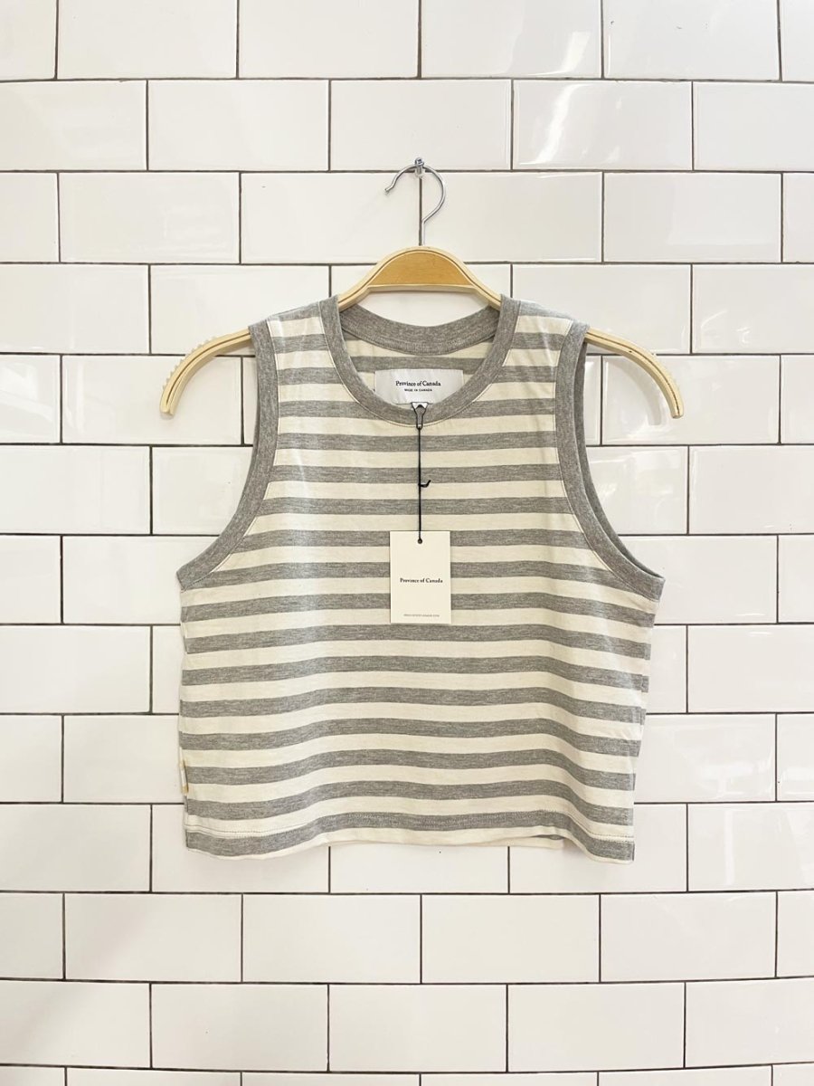 nwt province of canada tuesday stripe tank top - good market thrift store
