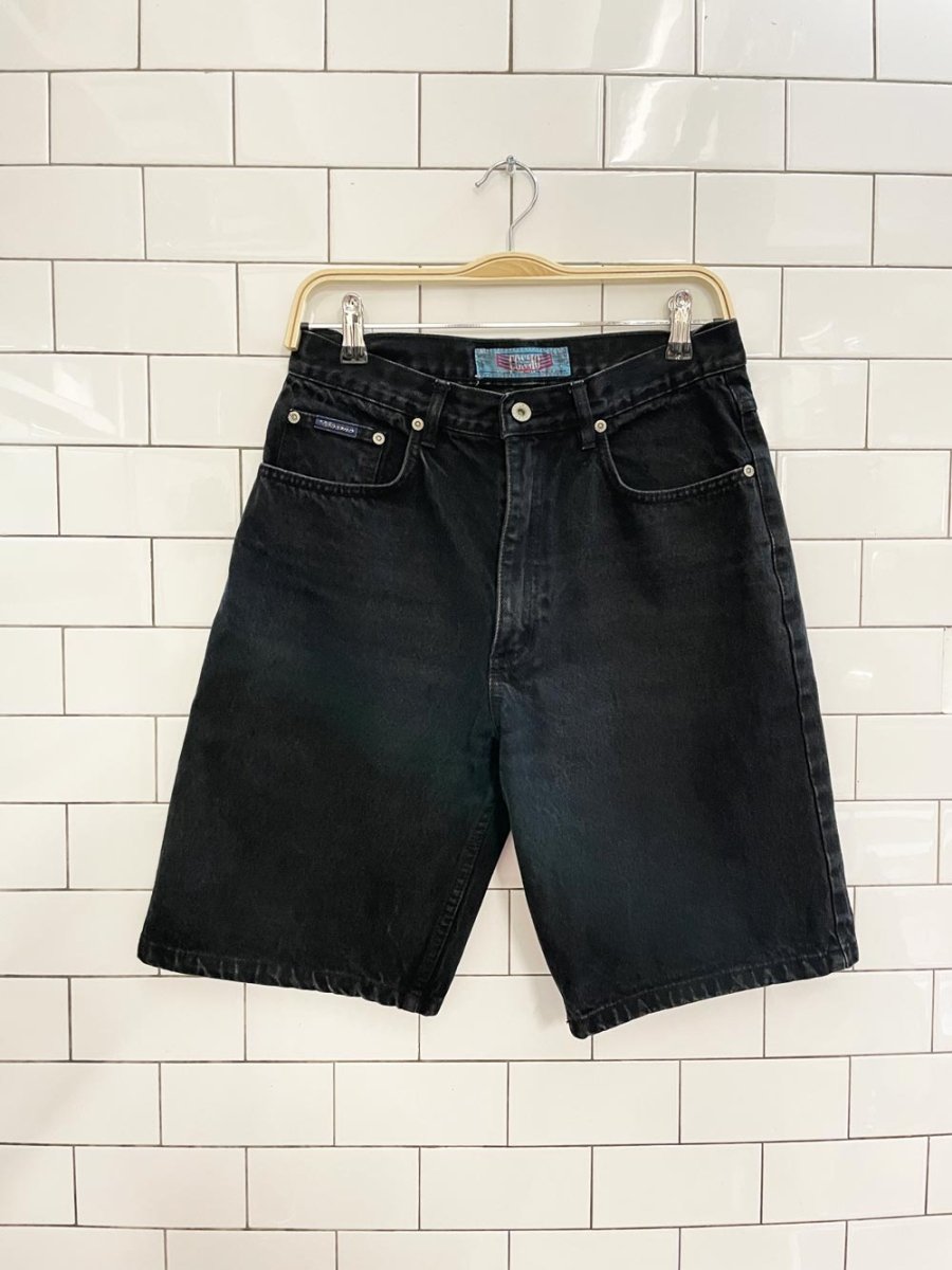 vintage 90s cosmo star hiker long denim shorts - good market thrift store