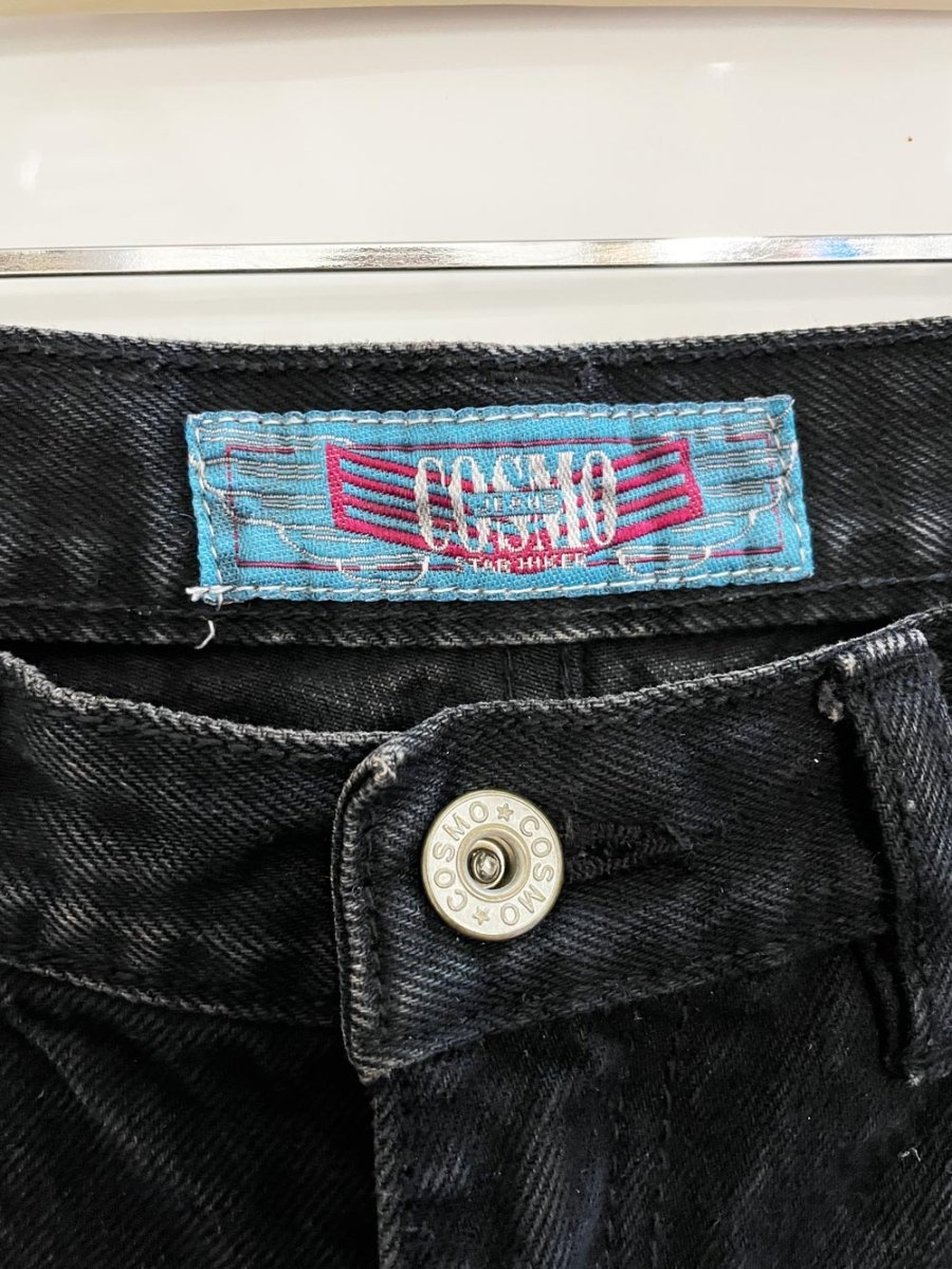 vintage 90s cosmo star hiker long denim shorts - good market thrift store