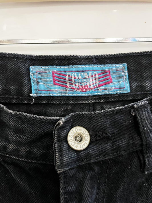 vintage 90s cosmo star hiker long denim shorts - good market thrift store