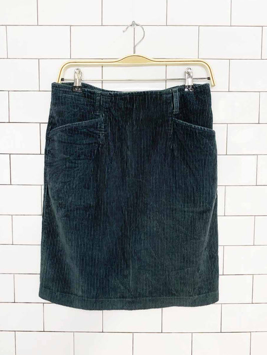 vintage 90s eddie bauer chunky cord mini skirt