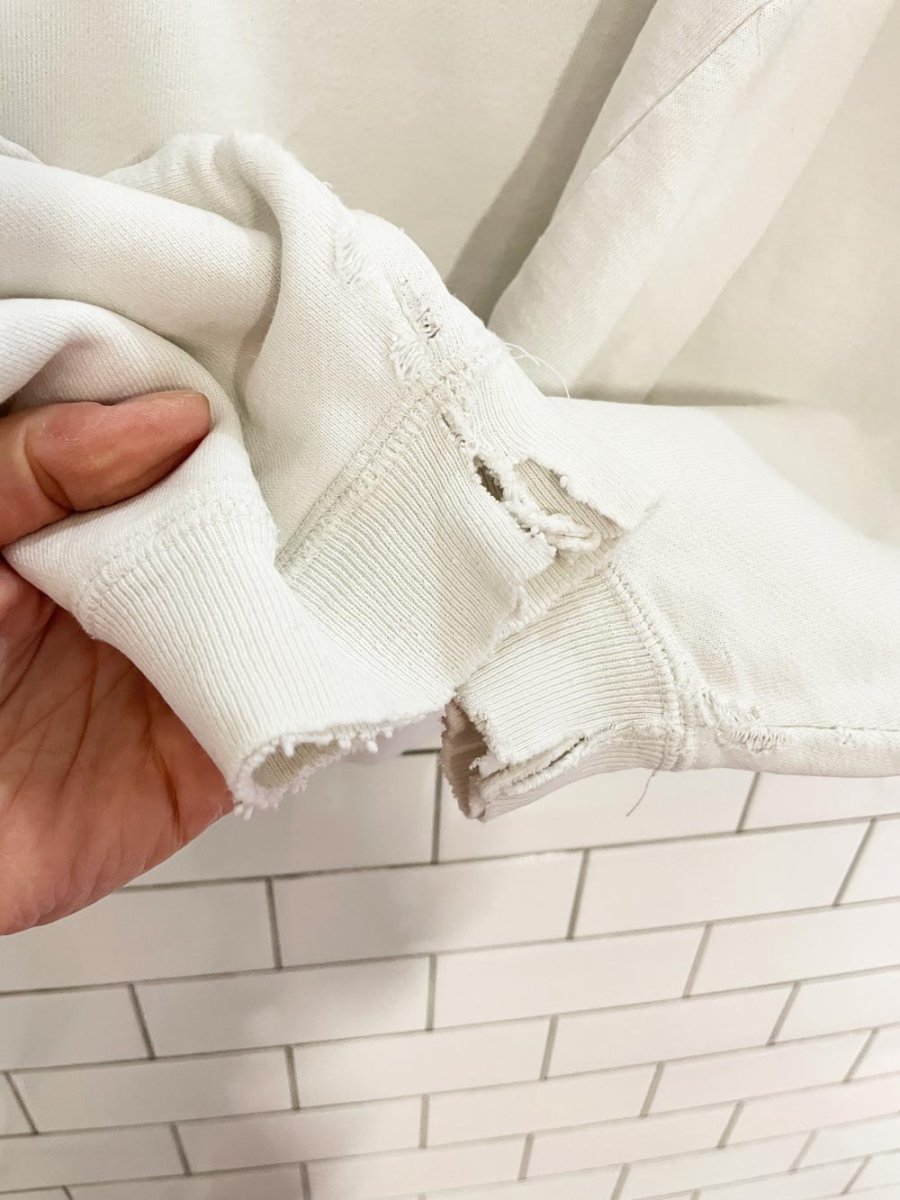 vintage 80s club monaco distressed crest sweatshirt - good market thrift store