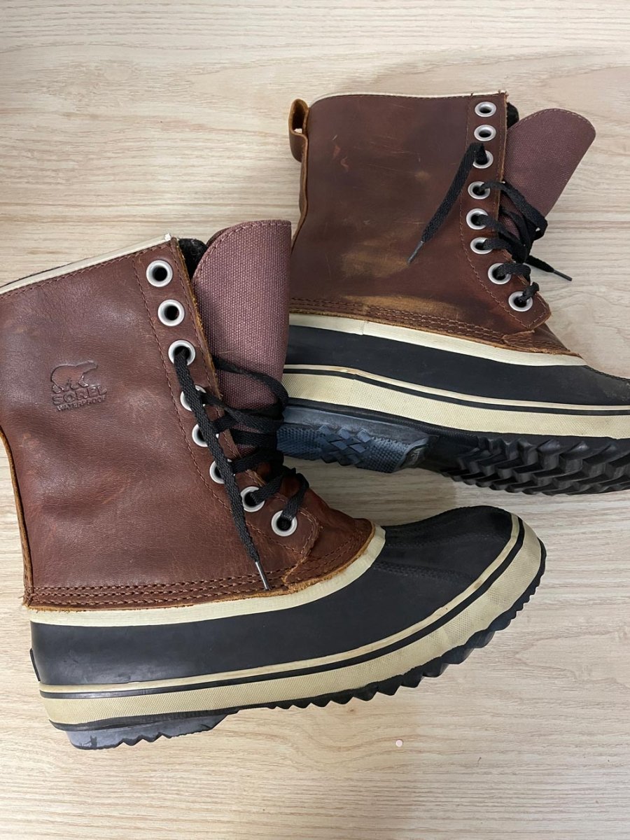 sorel 1964 premium leather winter boot - good market thrift store