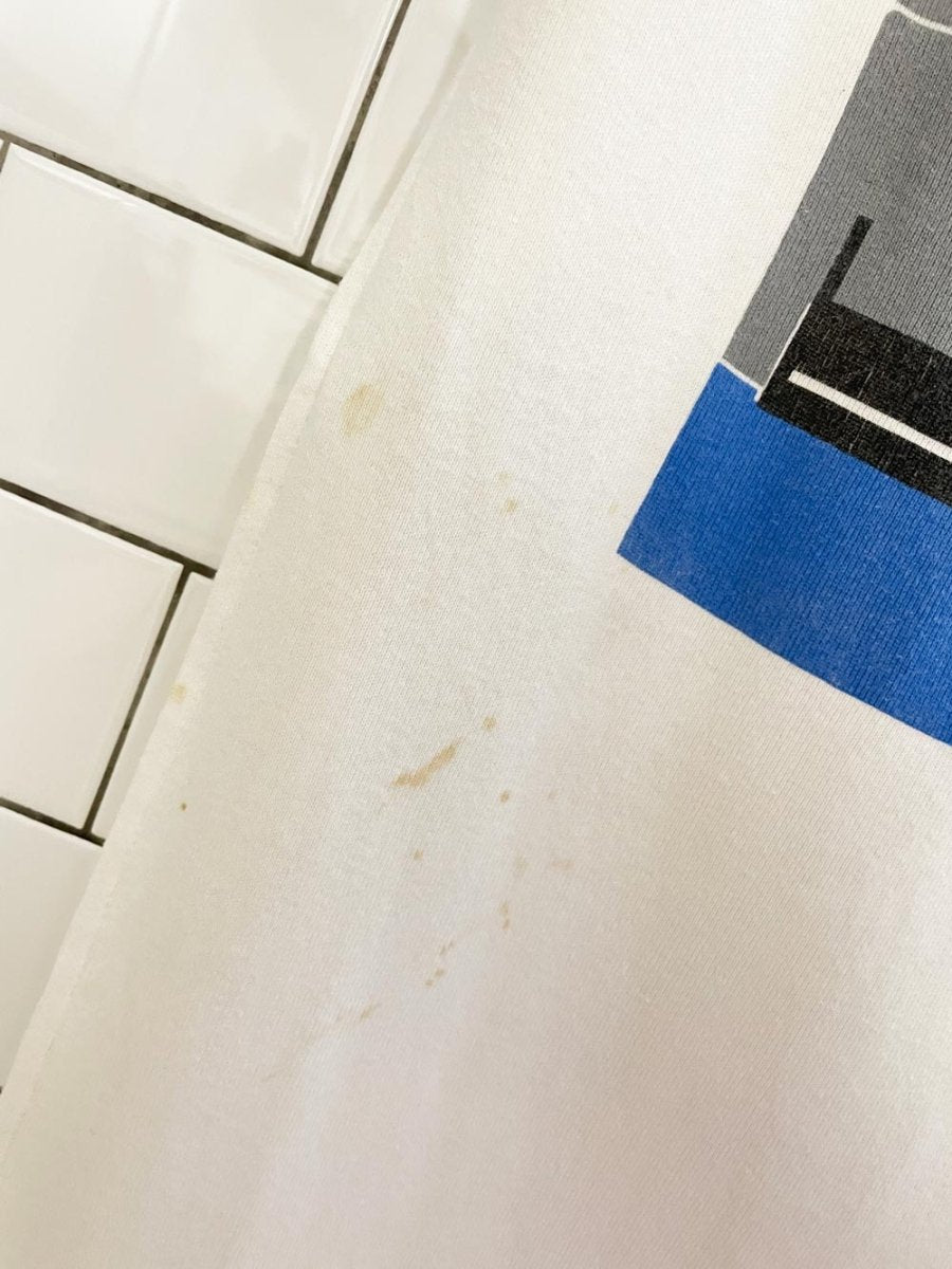 vintage 80s formula 1 racing long bib - good market thrift store