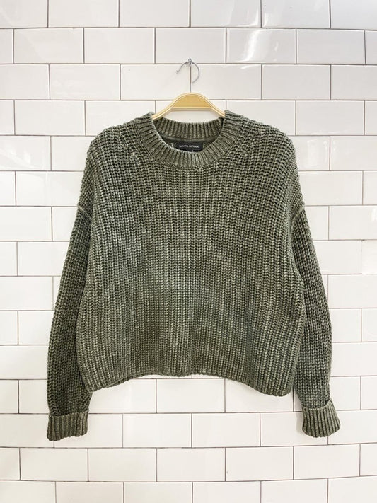 banana republic heavy cotton chunky knit sweater - good market thrift store