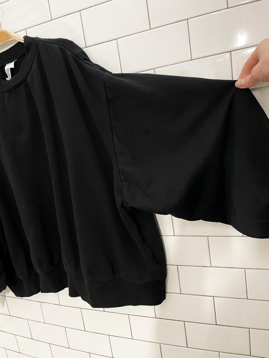 h&m boxy balloon sleeve sweatshirt - good market thrift store