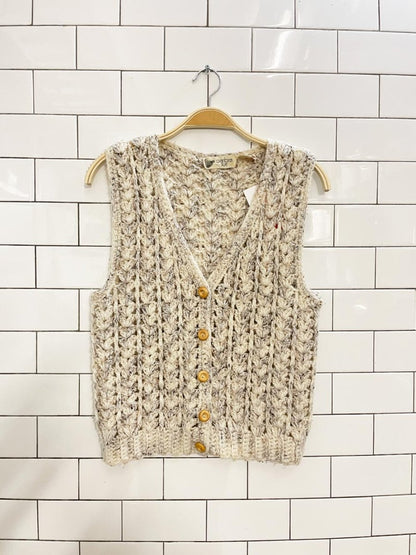 vintage barbara sue knit sweater vest - good market thrift store