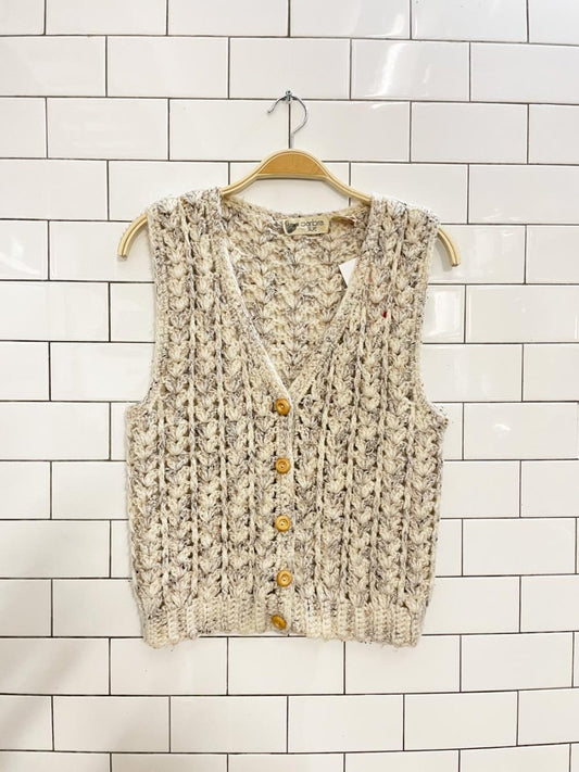 vintage barbara sue knit sweater vest - good market thrift store