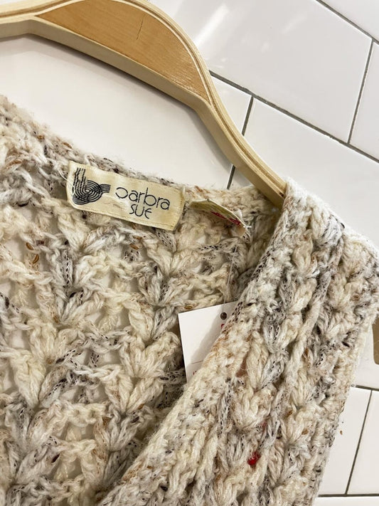 vintage barbara sue knit sweater vest - good market thrift store
