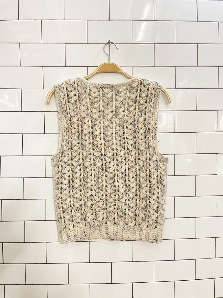 vintage barbara sue knit sweater vest - good market thrift store