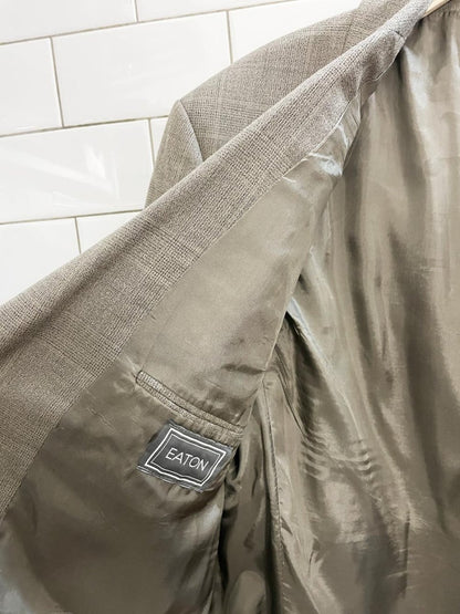 vintage eaton pure wool oversized menswear blazer - good market thrift store