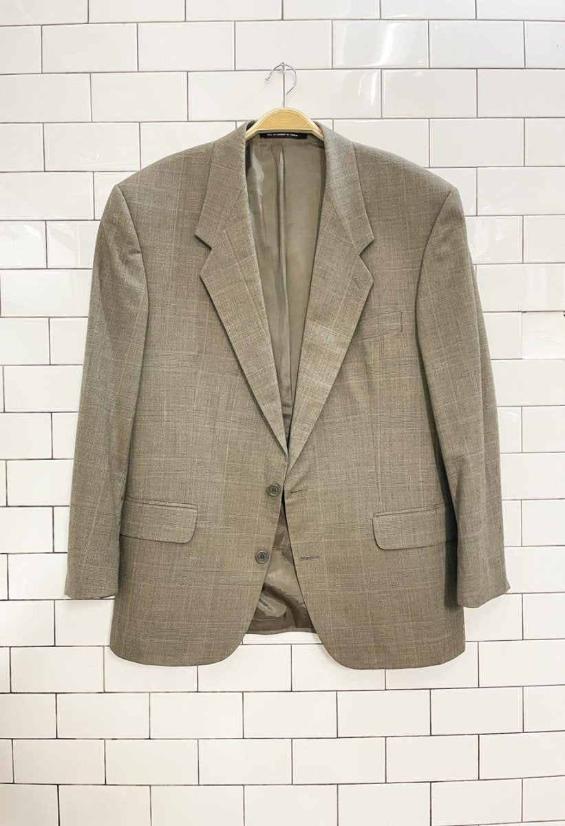 vintage eaton pure wool oversized menswear blazer - good market thrift store