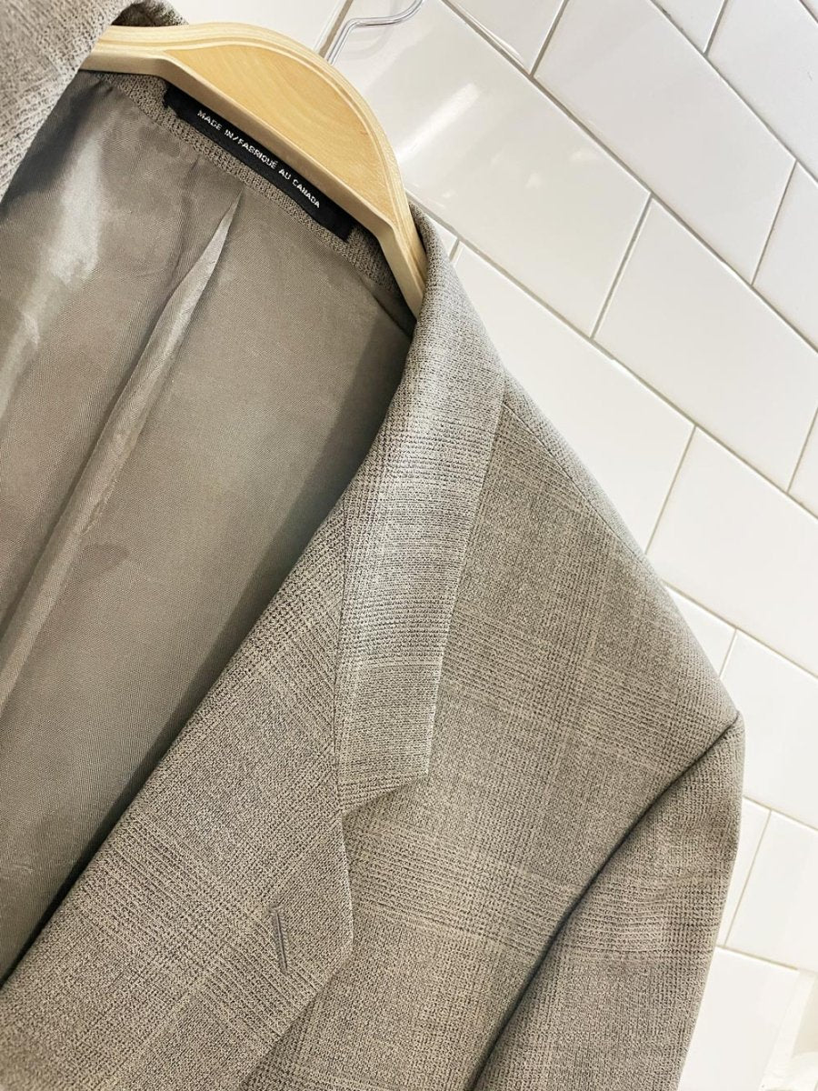 vintage eaton pure wool oversized menswear blazer - good market thrift store