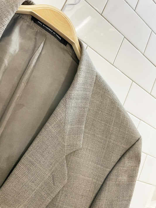 vintage eaton pure wool oversized menswear blazer - good market thrift store