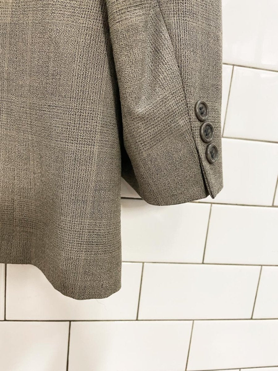 vintage eaton pure wool oversized menswear blazer - good market thrift store