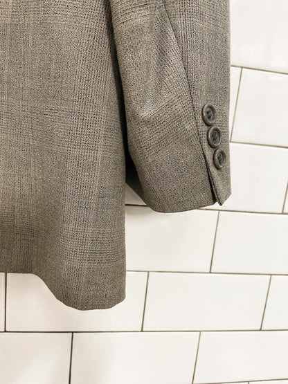 vintage eaton pure wool oversized menswear blazer - good market thrift store