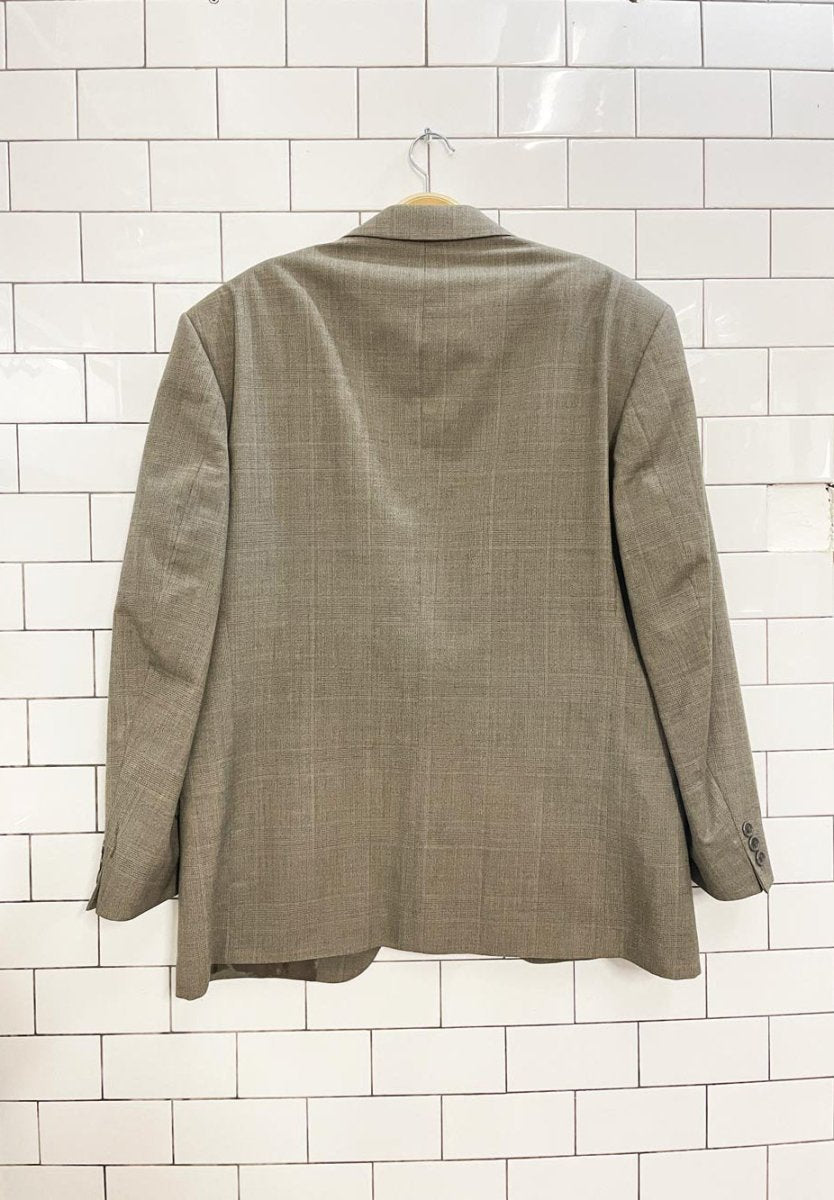 vintage eaton pure wool oversized menswear blazer - good market thrift store