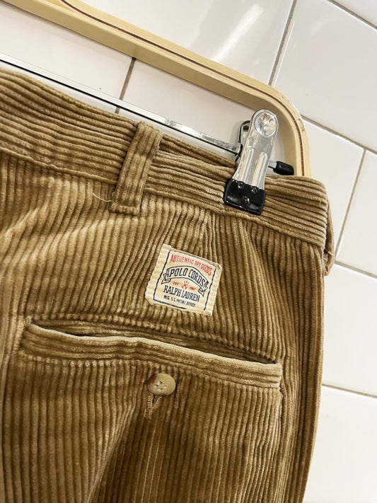 vintage 90s polo ralph lauren chunky corduroy pants - good market thrift store