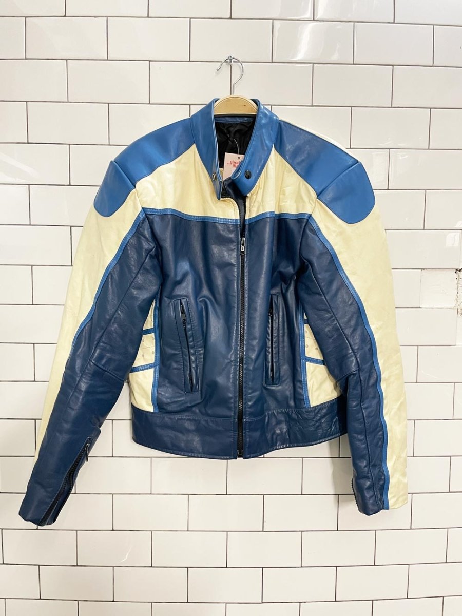 vintage bristol leather biker jacket - good market thrift store