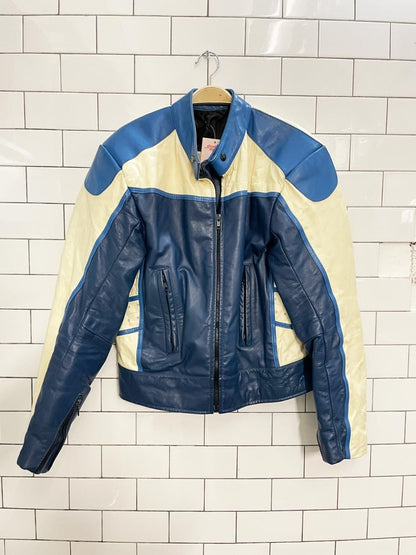 vintage bristol leather biker jacket - good market thrift store
