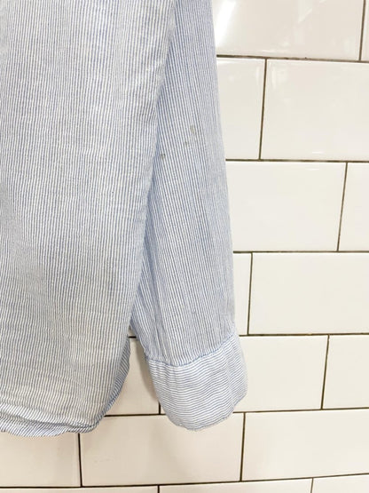 gap boyfriend fit lightweight stripe shirt - good market thrift store