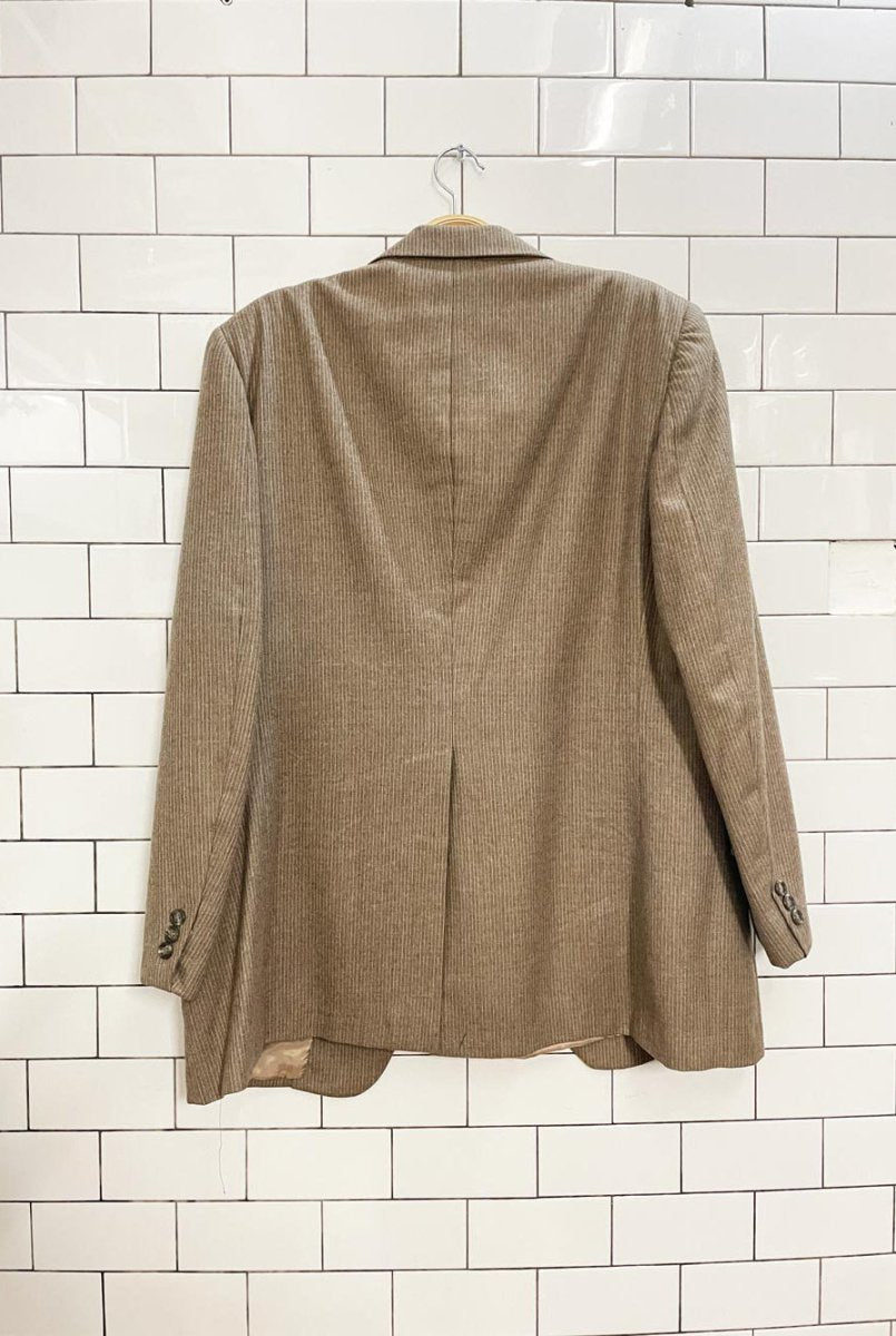 vintage vaislers london pure wool oversized menswear blazer - good market thrift store