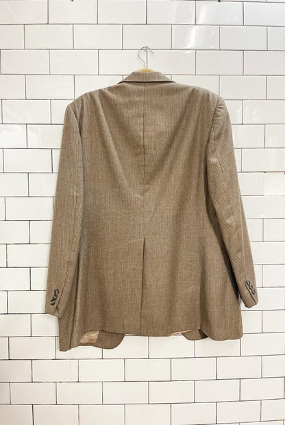 vintage vaislers london pure wool oversized menswear blazer - good market thrift store
