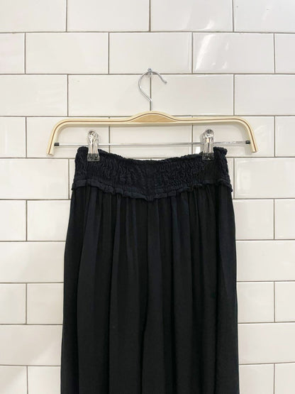 shinestar ruched waist wide leg flowy pants - good market thrift store