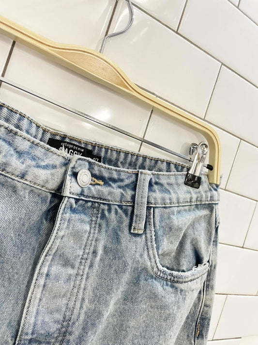 refuge baggy long denim shorts - good market thrift store