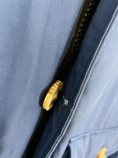 penfield short goose down parka with fur hood - good market thrift store