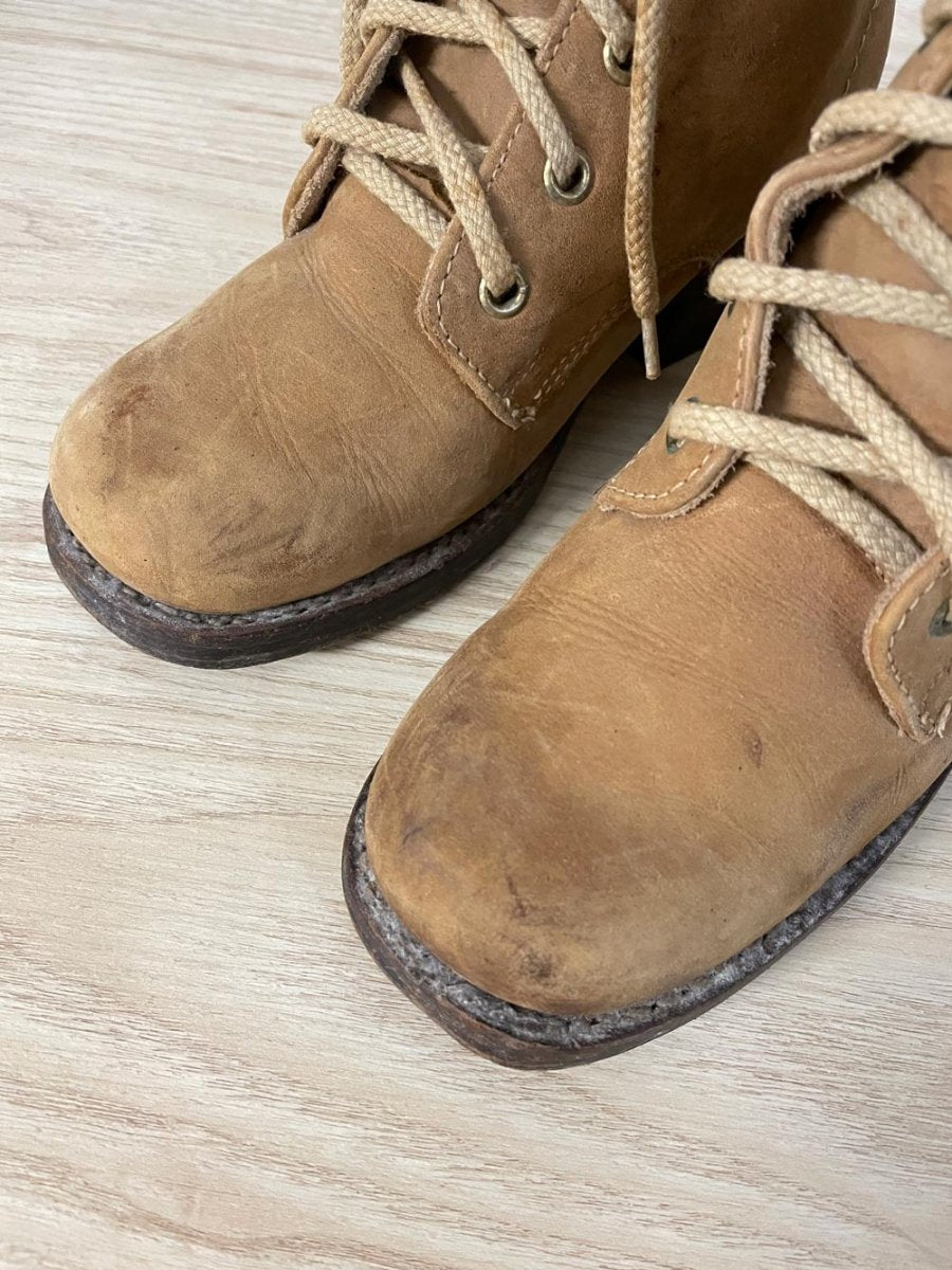 vintage 90s stone ridge heeled boots - good market thrift store