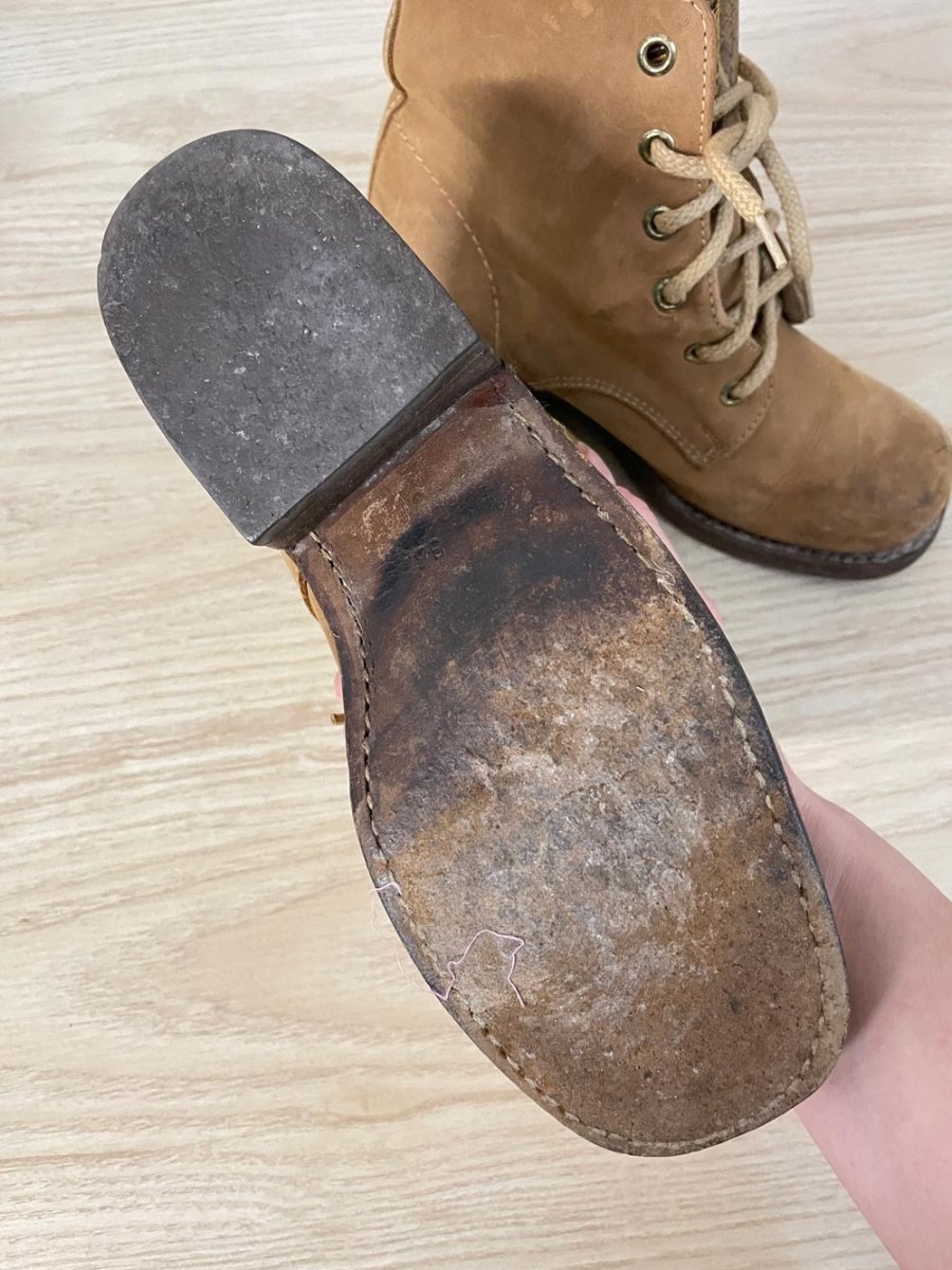 vintage 90s stone ridge heeled boots - good market thrift store