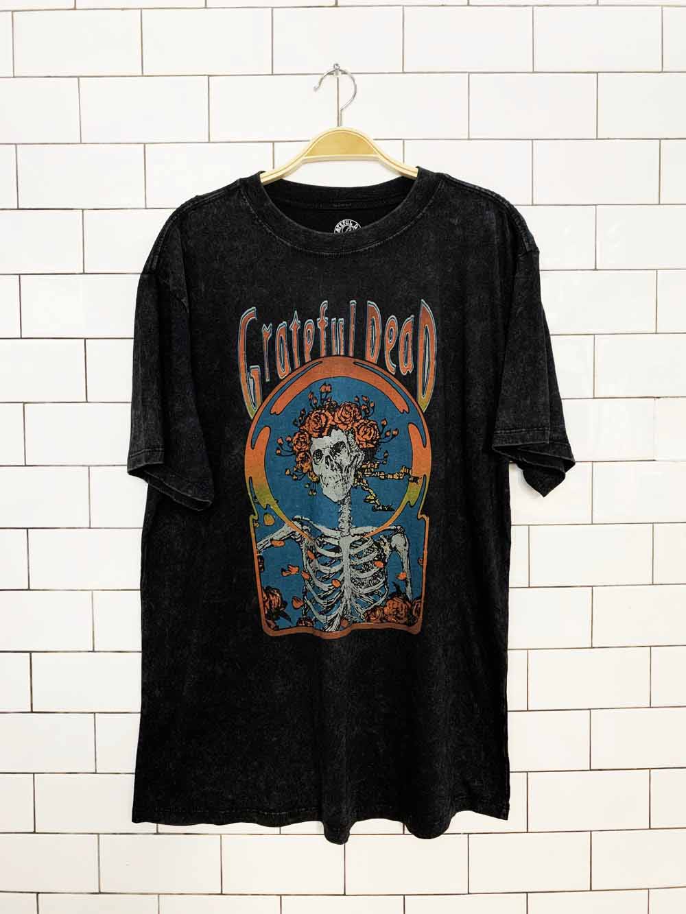 grateful dead soft acid wash tee