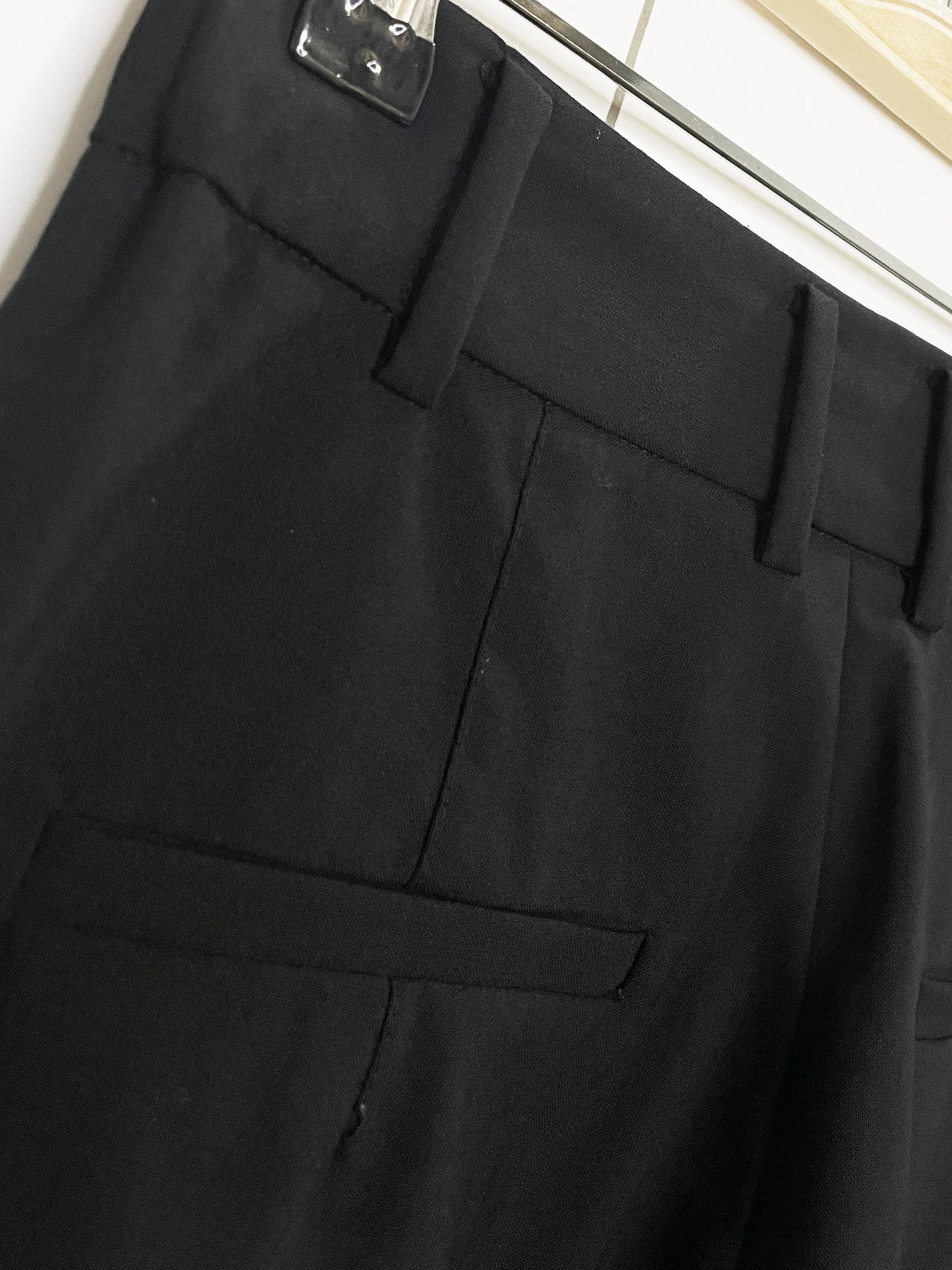 babaton atelier wool-blend pleated balloon leg trouser | aritzia