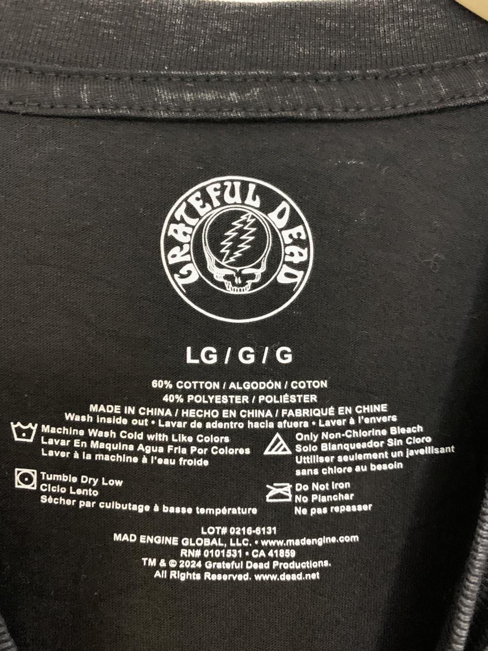 grateful dead soft acid wash tee