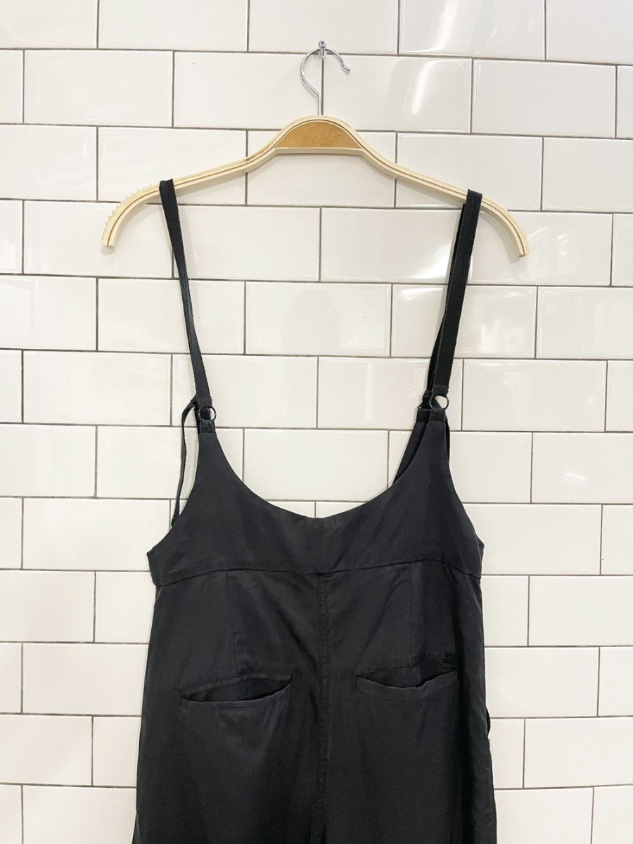 stone row pleated wide leg jumpsuit - good market thrift store