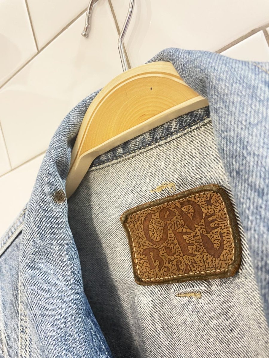 vintage 90s code bleu denim trucker jacket | made in Japan - good market thrift store