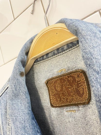 vintage 90s code bleu denim trucker jacket | made in Japan - good market thrift store