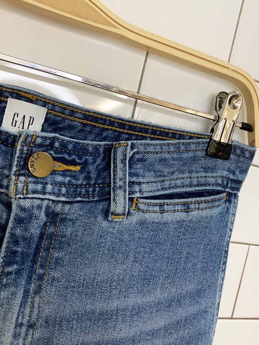 gap high rise wide leg crop soft jeans