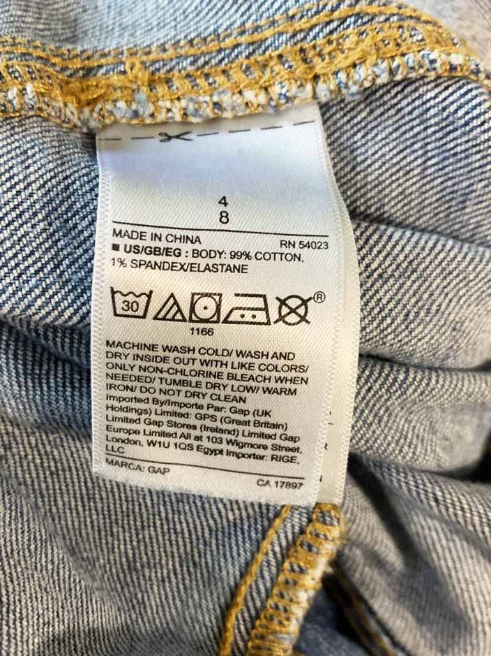 gap high rise wide leg crop soft jeans