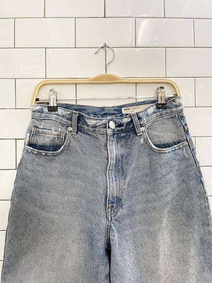 asos distressed balloon leg jeans - good market thrift store