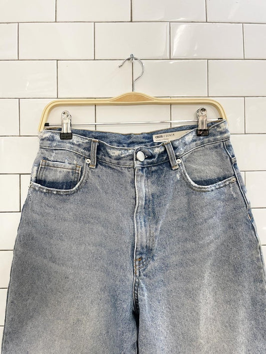 asos distressed balloon leg jeans - good market thrift store