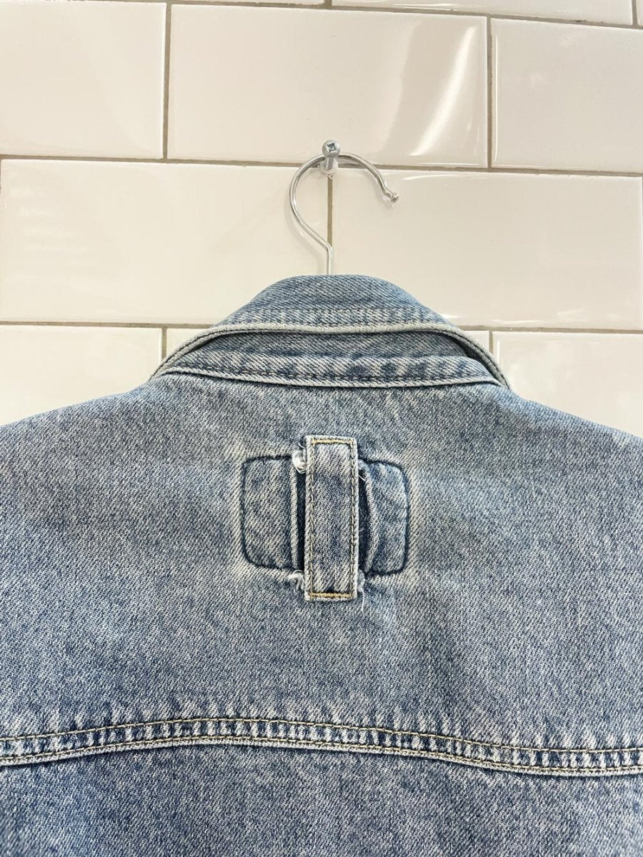 vintage 90s code bleu denim trucker jacket | made in Japan - good market thrift store