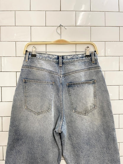 asos distressed balloon leg jeans - good market thrift store