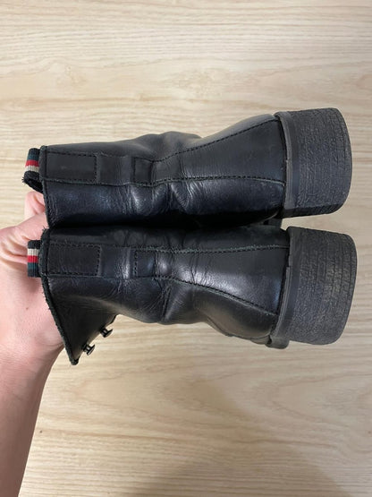 made in portugal lace up leather boots - good market thrift store