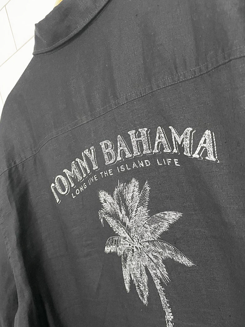 tommy bahama 100% linen island life full-button shirt