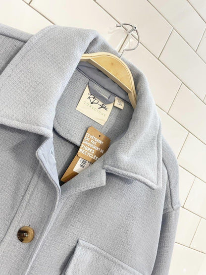 nwt rd style madeleine recycled shirt jacket | anthropologie - good market thrift store