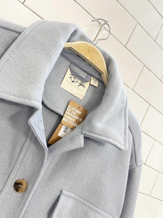 nwt rd style madeleine recycled shirt jacket | anthropologie - good market thrift store