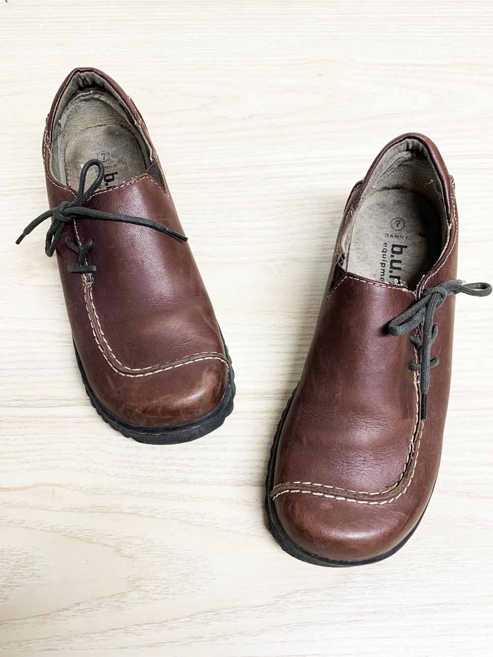 y2k bum equipment leather shoes