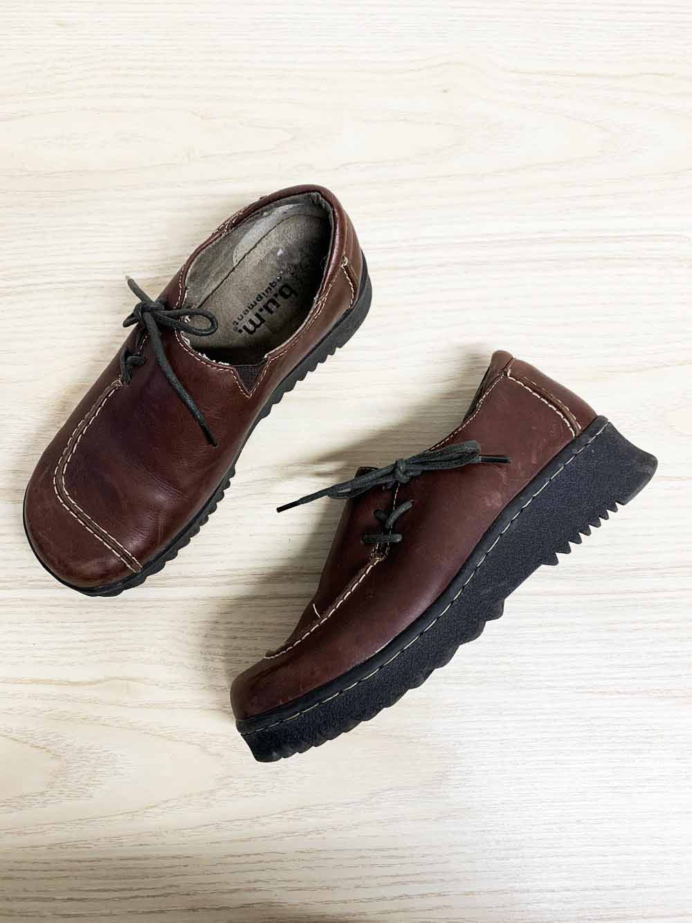 y2k bum equipment leather shoes